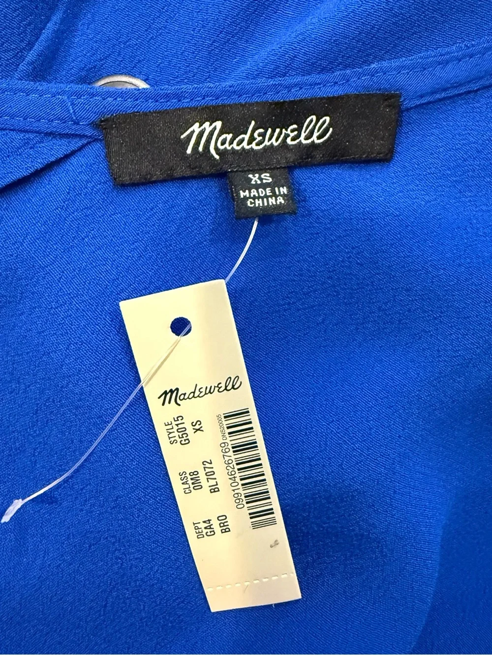 Madewell Royal Blue Dress Size XS - Picture 7 of 9